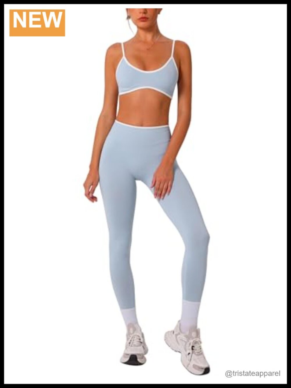 Women's 2 Piece Seamless Workout Set Sports Bra & Leggings